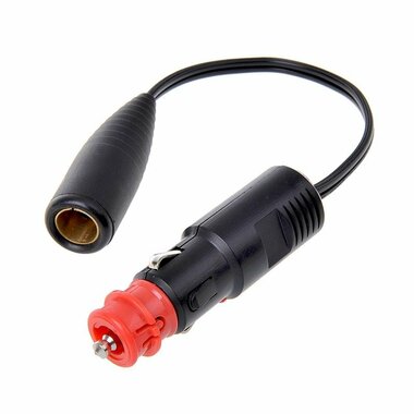 Adapter cable from cigarette lighter plug to DIN socket