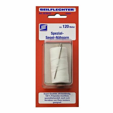 Sewing thread (fine) for sail with needle, 120m