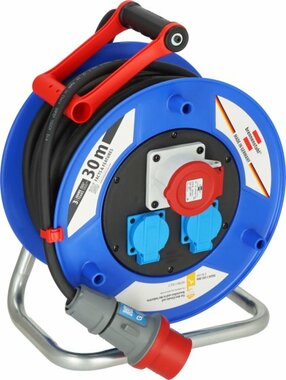 Garant CEE 1 IP44 cable reel for site & professional 30m H07RN-F 5G2,5