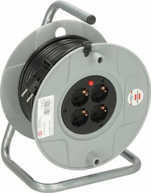 Cable reel AK 260 40m H05VV-F 3G1.5 singularly boxed