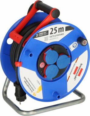 Garant IP44 cable reel for site & professional 25m H07RN-F 3G2.5