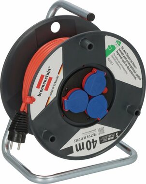 Garant IP44 cable reel 40m H05VV-F 3G1.5