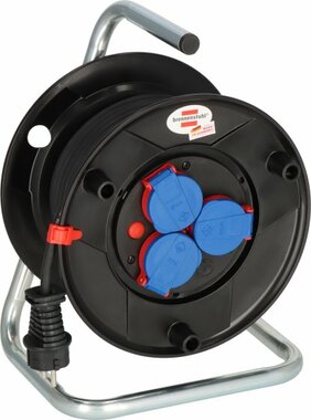 Cable reel AK 240 black IP44 20m H05RR-F 3G1,5