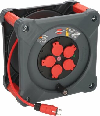 Professional Construction site cable reel KA 3210 5 IP44, 33m H07BQ-F 3G2.5