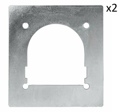 Backing plate for lashing anchor single 142x132mm x2 stuks