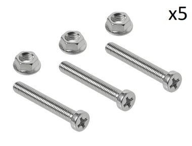 Screw set M8 6-piece for socket x5 pieces