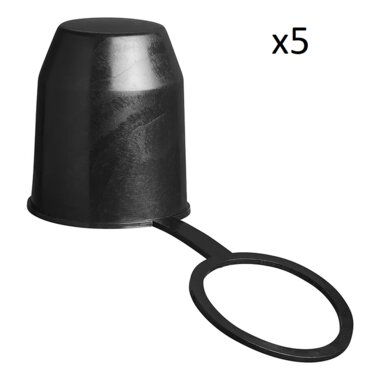 Tow bar cap plastic with ring x5 pieces