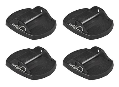 Stabilization feet with metal pin - set of 4 pieces