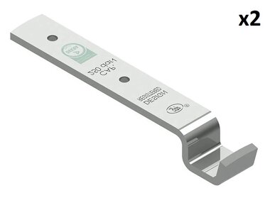 Counterpiece for tension lock x2 stuks