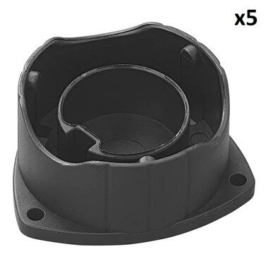 Socket holder plastic for 13-pin plug x5 pieces