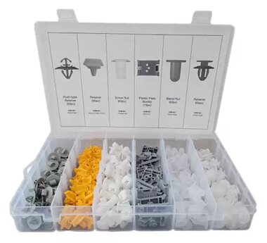 Volvo Upholstery Clip Assortment – 350 Pieces