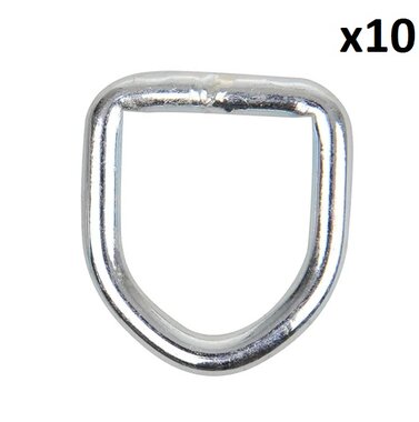 D-ring 6mm x10 pieces