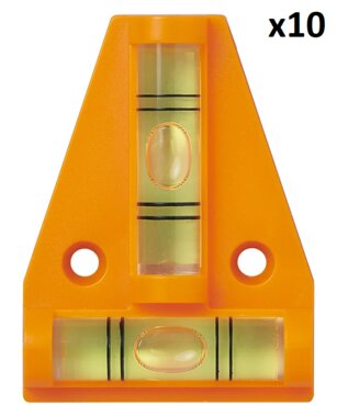 Spirit level pyramid x10 pieces