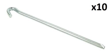 Rock peg 23cm metal triangular x10 pieces
