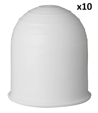 Towball cover white x10 pieces