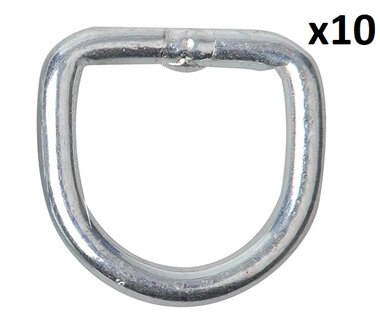 D-ring 10mm x10 pieces