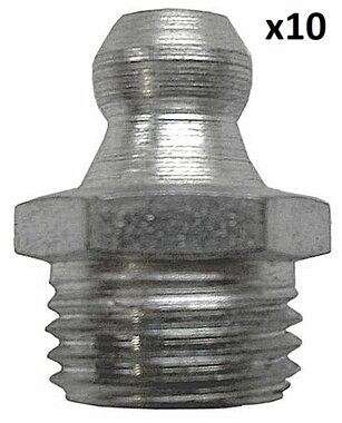 Cone grease nipple 180° H1 M 6 x 1.0 SW 7 x10 pieces