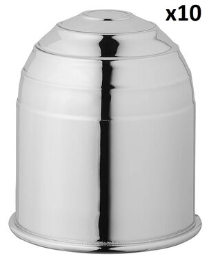 Chrome towbar cap x10 pieces