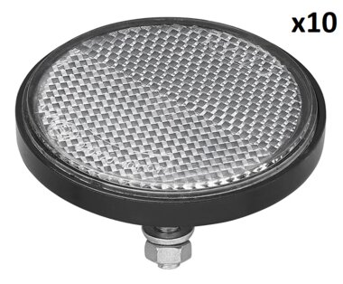White Reflector 60 mm with 5 Bolt x10 pieces