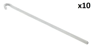 Rock pin 30cm metal square x10 pieces