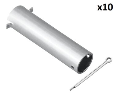 Shaft for jockey wheel 35 mm x10 pieces