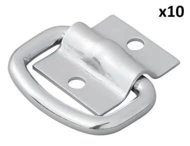 Two-piece tie-down ring 42 x 36 mm x10 pieces
