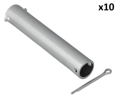 Axle for jockey wheel 48 mm x10 pieces
