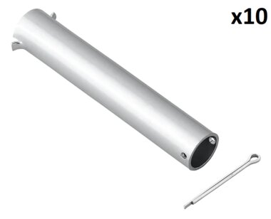 Axle for jockey wheel 48 mm x10 pieces
