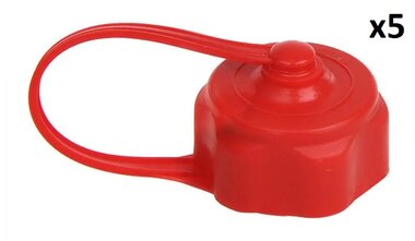 Cap with strap for jerry can 5L and 10L x5 pieces