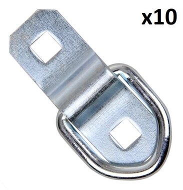 Tie-down ring 2-piece 6 mm x10 pieces
