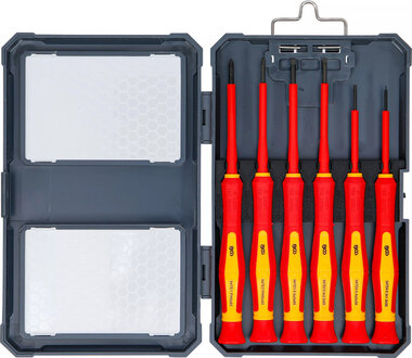 VDE Precision Screwdriver Set 6 pcs