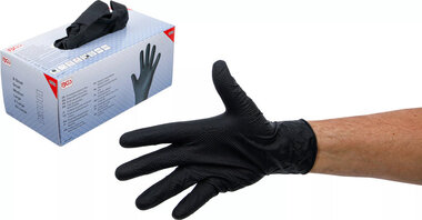 Disposable Glove Box Nitrile with extra grip Gr. XL 100 St
