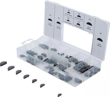 Woodruff Key Assortment 80 pcs.
