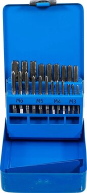 Thread Cutting Set M3 - M12 21 pcs