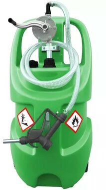 Petrol tank 75 liters, manual pump + manual gun