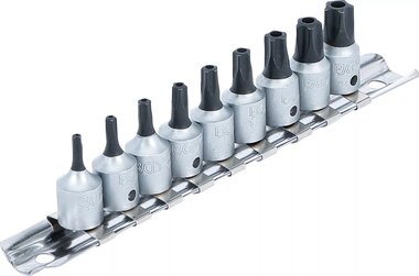 Bit Socket Set 6.3 mm (1/4) Drive TS-Star tamperproof (for Torx Plus) 9 pcs