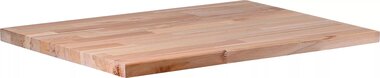 Solid Wood Worktop 650 x 550 x 30 mm
