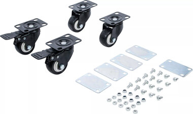 Swivel Castor Set fur System Case Roller Board 4 pcs