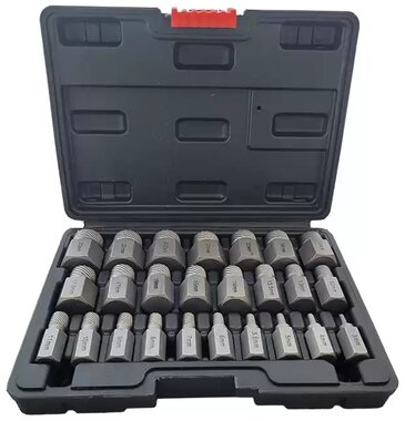 Spiral sockets M3 to M23