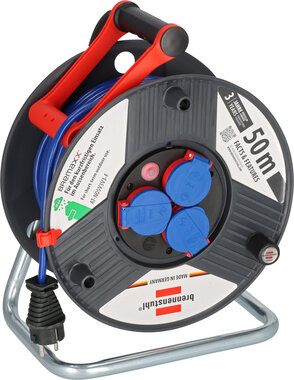 Cable Reel 50 m IP44 AT-N05V3V3-F 3G1.5 blue
