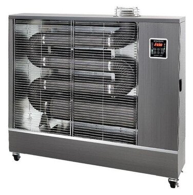 Infrared Diesel Heater Pro 16 kW Silver 180–920 m³