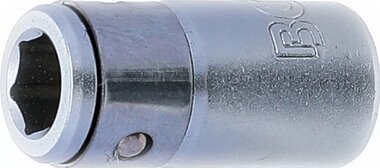 Bit Adaptor with retaining Ball (1/4) Drive internal Hexagon (1/4)