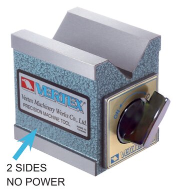 Magnetic V-block 8mm - 50mm