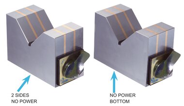 Magnetic V-block 8mm - 34mm
