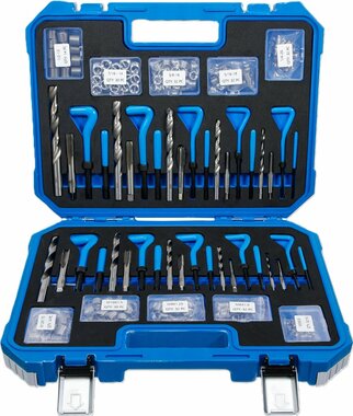 Thread Repair Kit metric / Inch Sizes M5 - M12 1/4 - 1/2  320 pcs