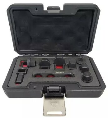 Auxiliary/multi-belt tensioner tool set