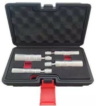 Spark Plug Socket Set 3/8 Magnetic Flexible 4-Piece