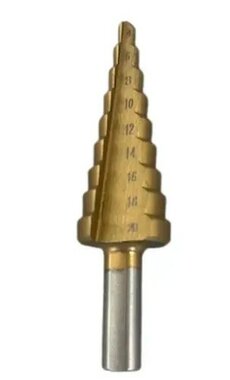 Step drill bit HSS Steel Titanium 60-62HRC