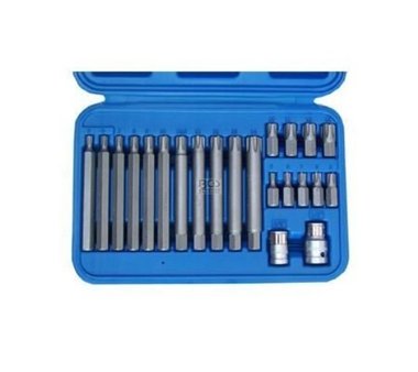 Bit Set | 10 mm (3/8) drive | Spline (for Ribe) | 22 pcs.