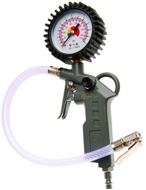 Pistol-Grip Air Inflator 0 - 8 bar